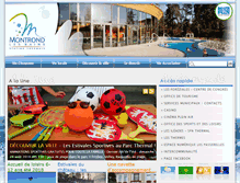 Tablet Screenshot of montrond-les-bains.fr